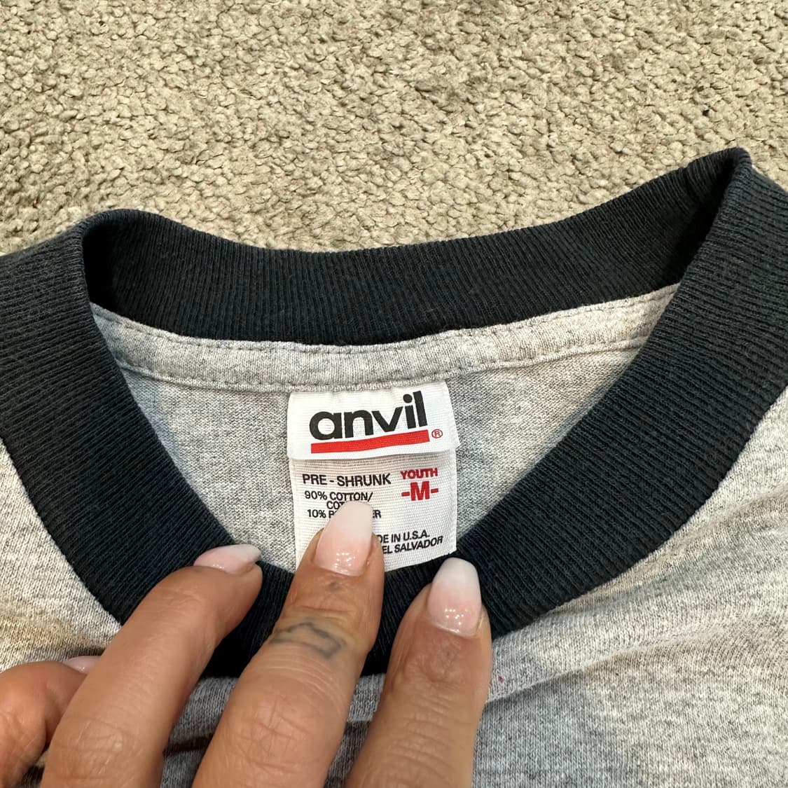 빈티지 엔빌 코카콜라 그래픽 링거티M 상품이미지2