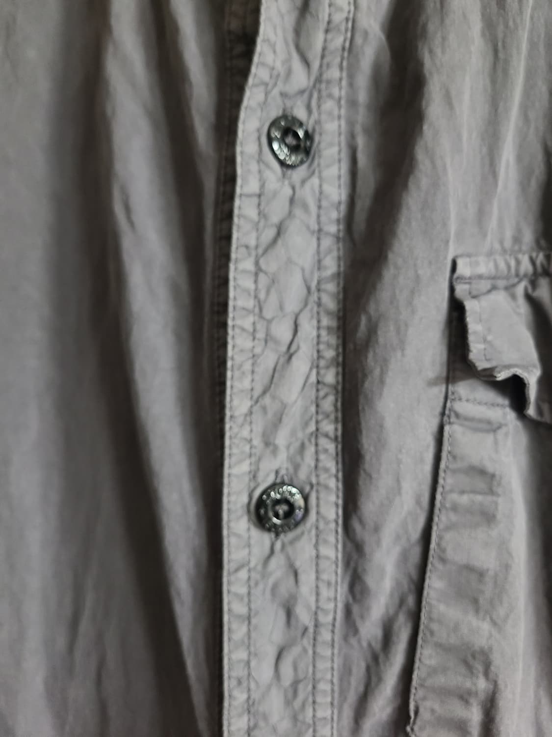 스톤아일랜드 후드 셔츠 그레이(95) 상품이미지3