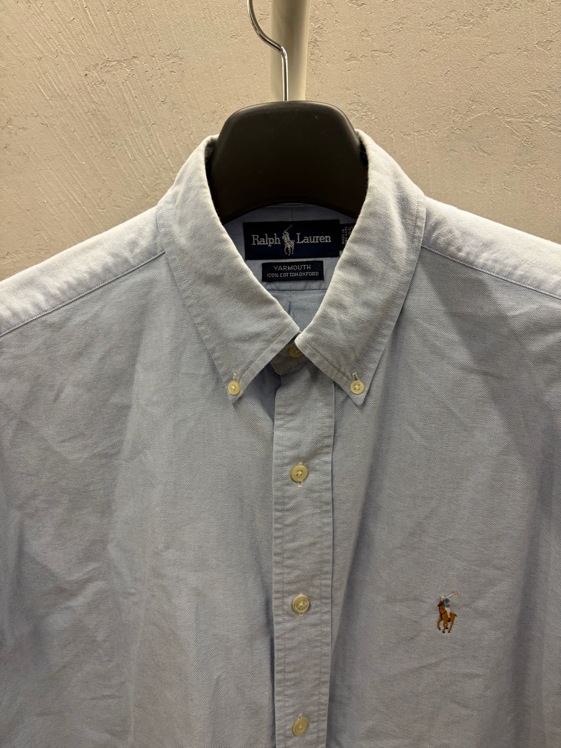 폴로 랄프로렌 옥스포드 셔츠 하늘색 105 상품이미지3
