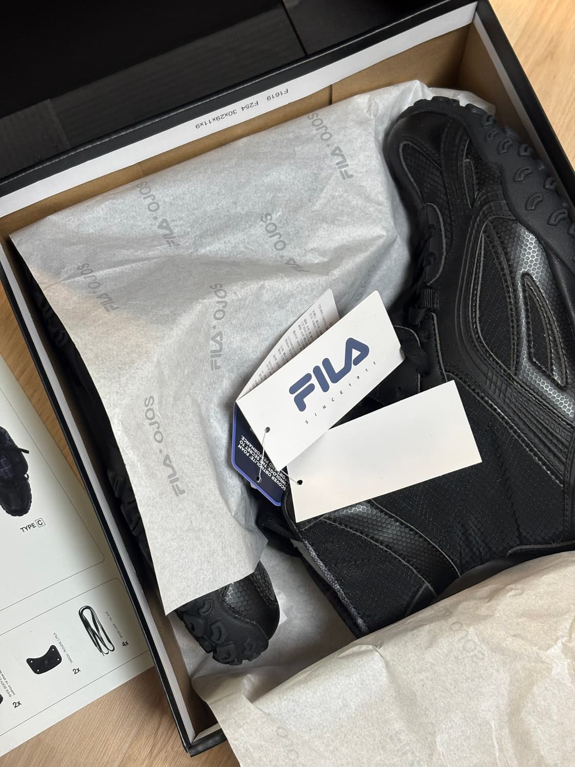 휠라 오호스 에샤페 미드 블랙 230 상품이미지3