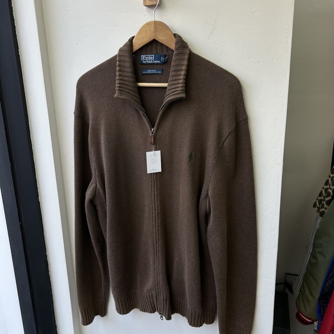 15572 - 폴로 랄프로렌 브라운 니트 집업 상품이미지2