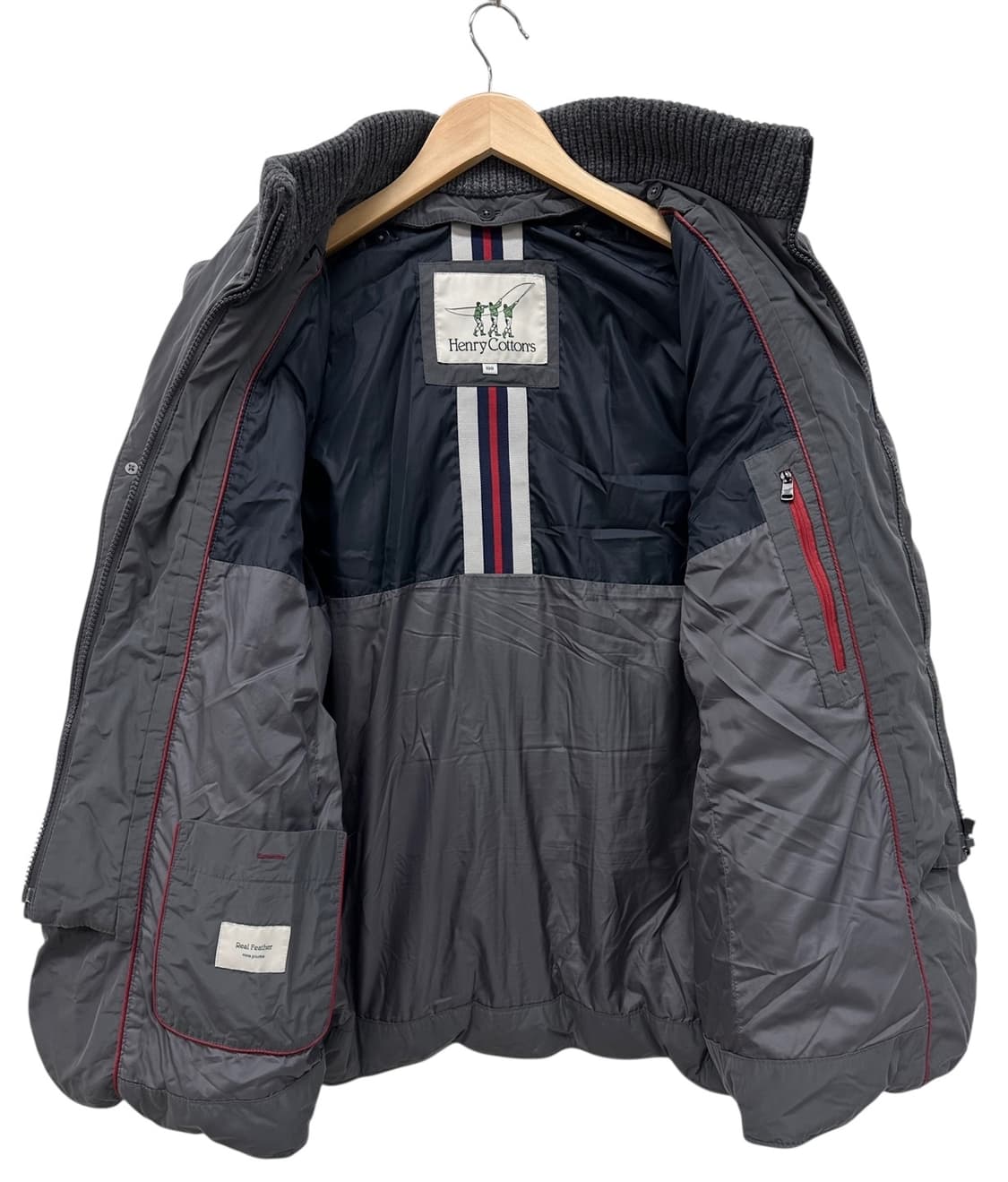 헨리코튼 덕다운 패딩 쿨그레이 (L) 상품이미지9