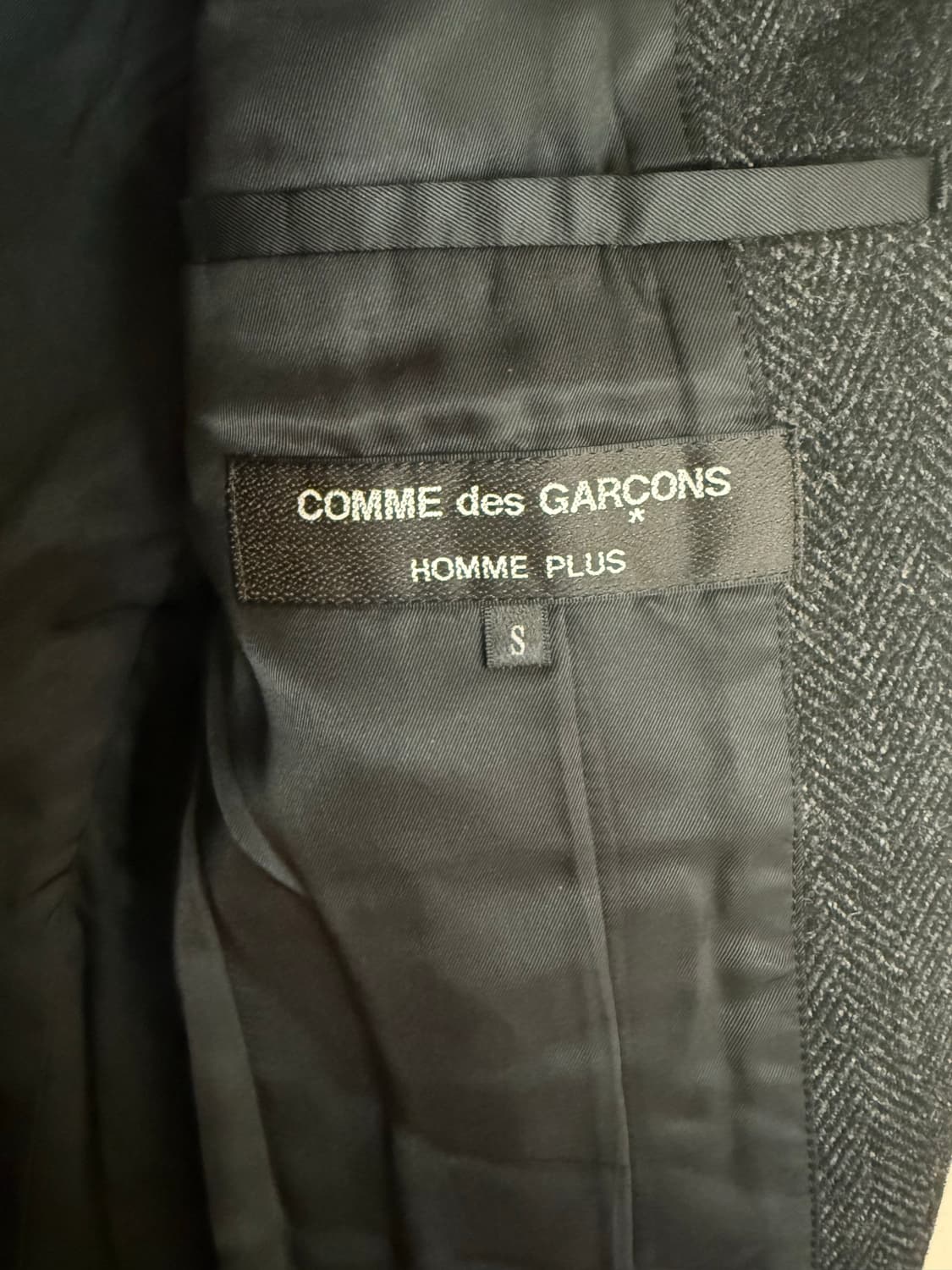 꼼데가르송 옴므 플러스 헤링본 코트 상품이미지5