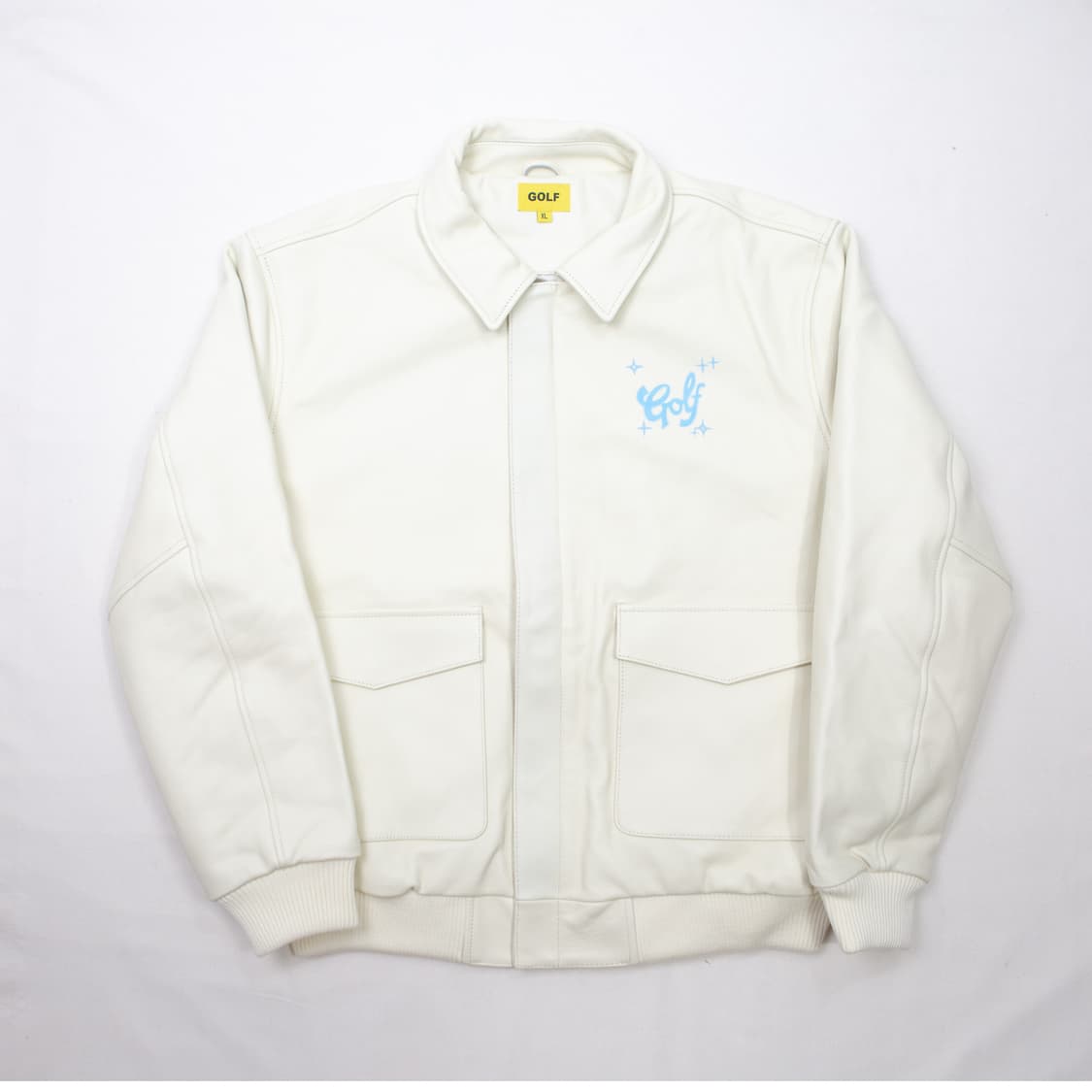 골프왕 에어브러쉬 하트 봄버 자켓 아이보리 상품이미지2