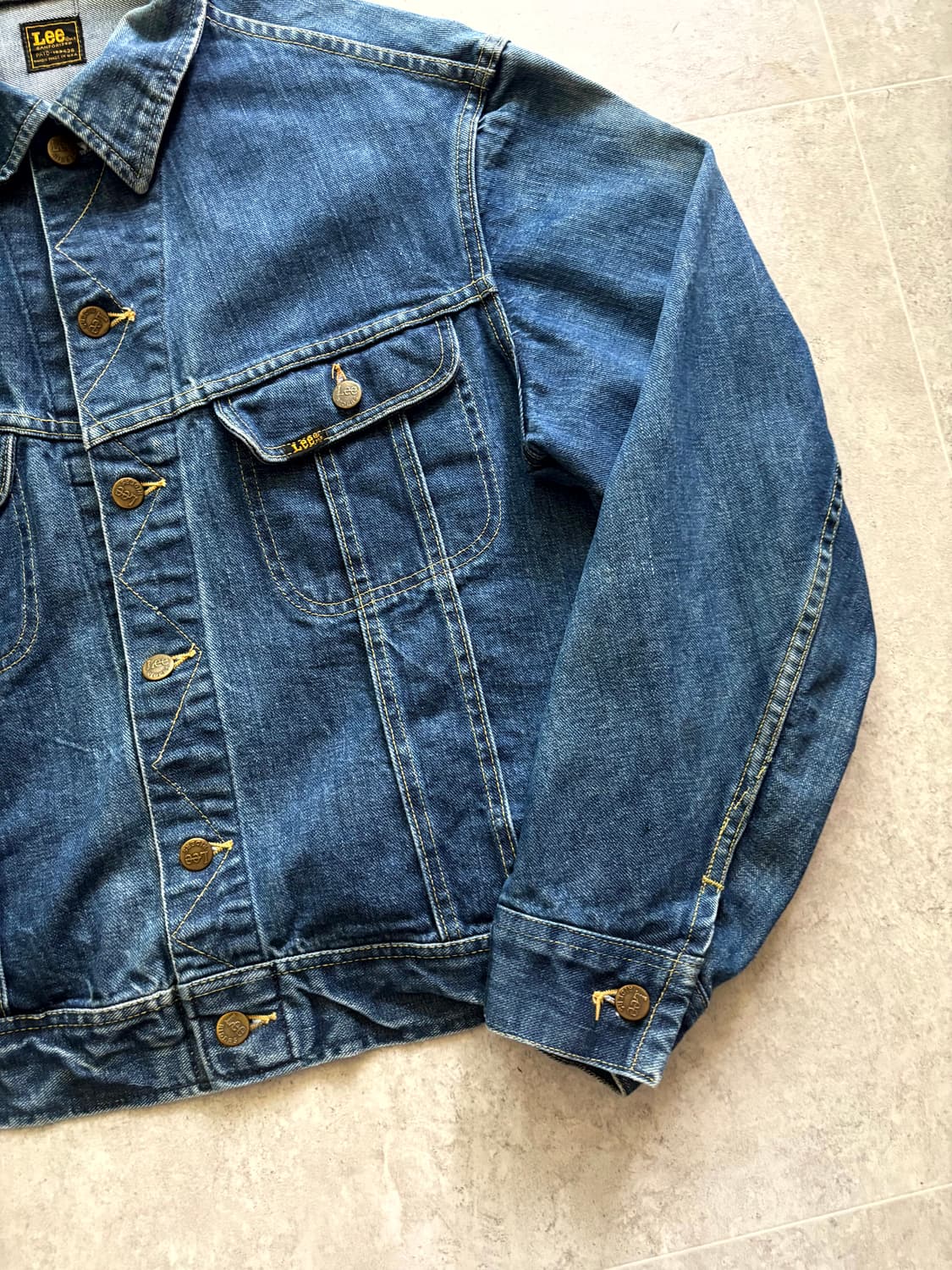 70's Lee 101-J 데님 트러커 자켓 100~105 상품이미지5