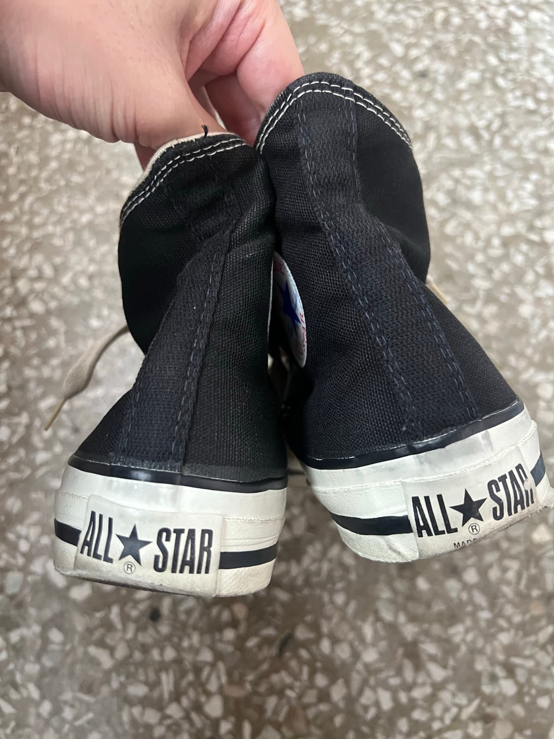 80s 빈티지 컨버스 275사이즈 블랙 9.5 상품이미지4