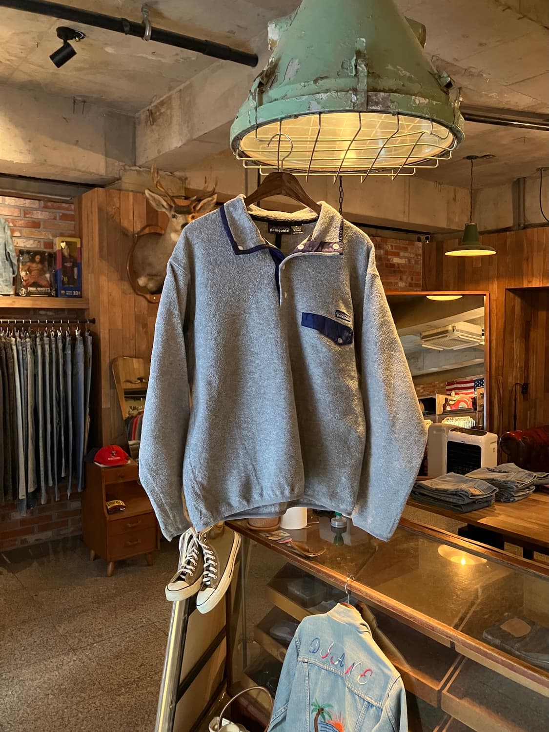 빈티지 파나고니아 신칠라 플리스 스냅티 상품이미지1