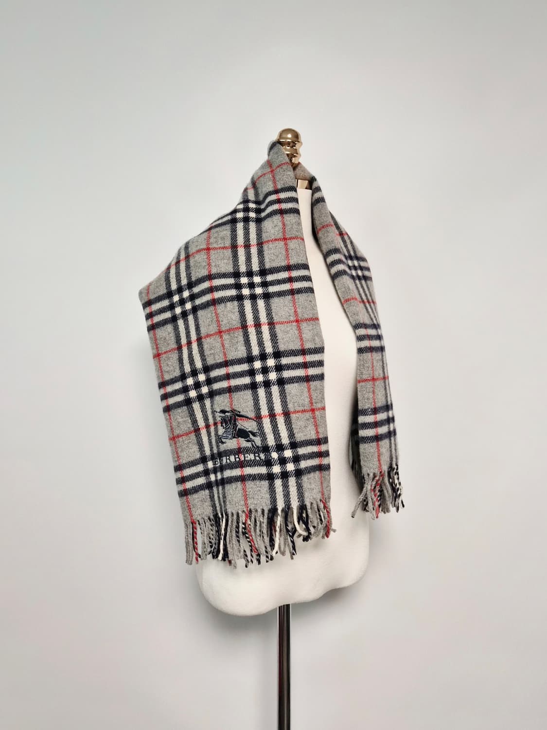 버버리 그레이 노바체크 머플러 목도리 블랭킷 상품이미지3