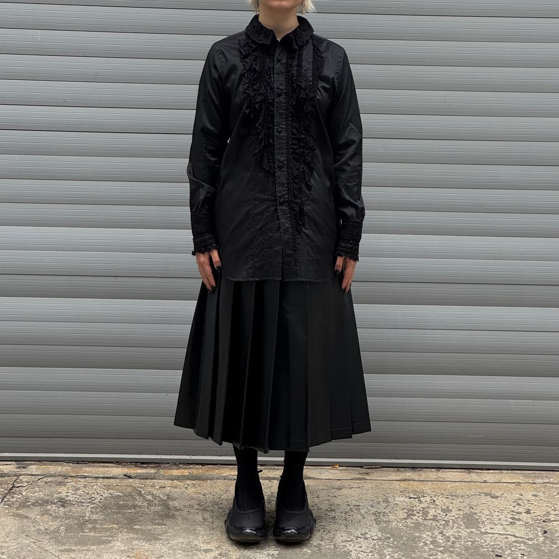 Ruffle Long Sleeve Shirt 상품이미지6