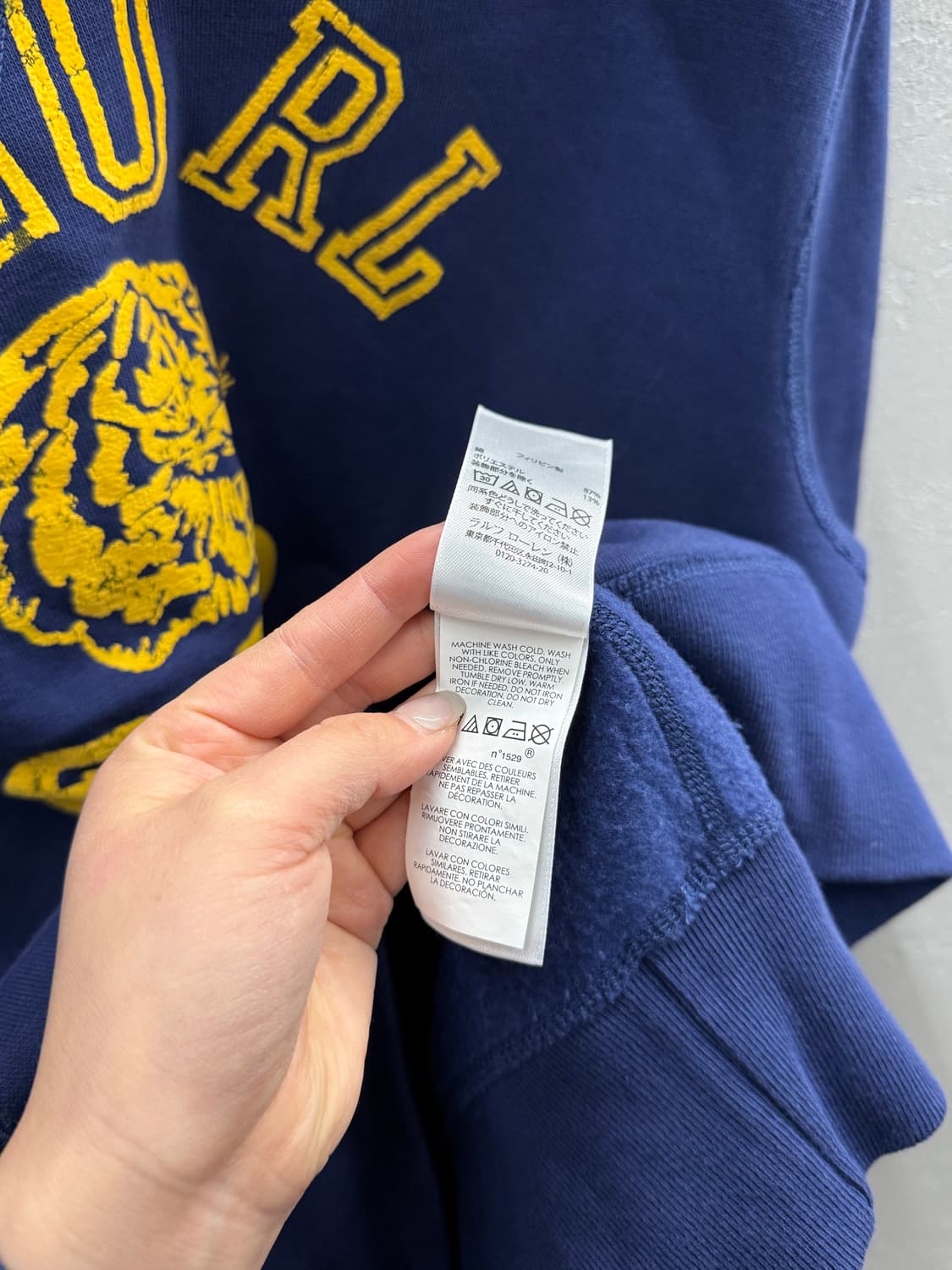 POLO 폴로 랄프로렌 네이비 맨투맨 XL  상품이미지6