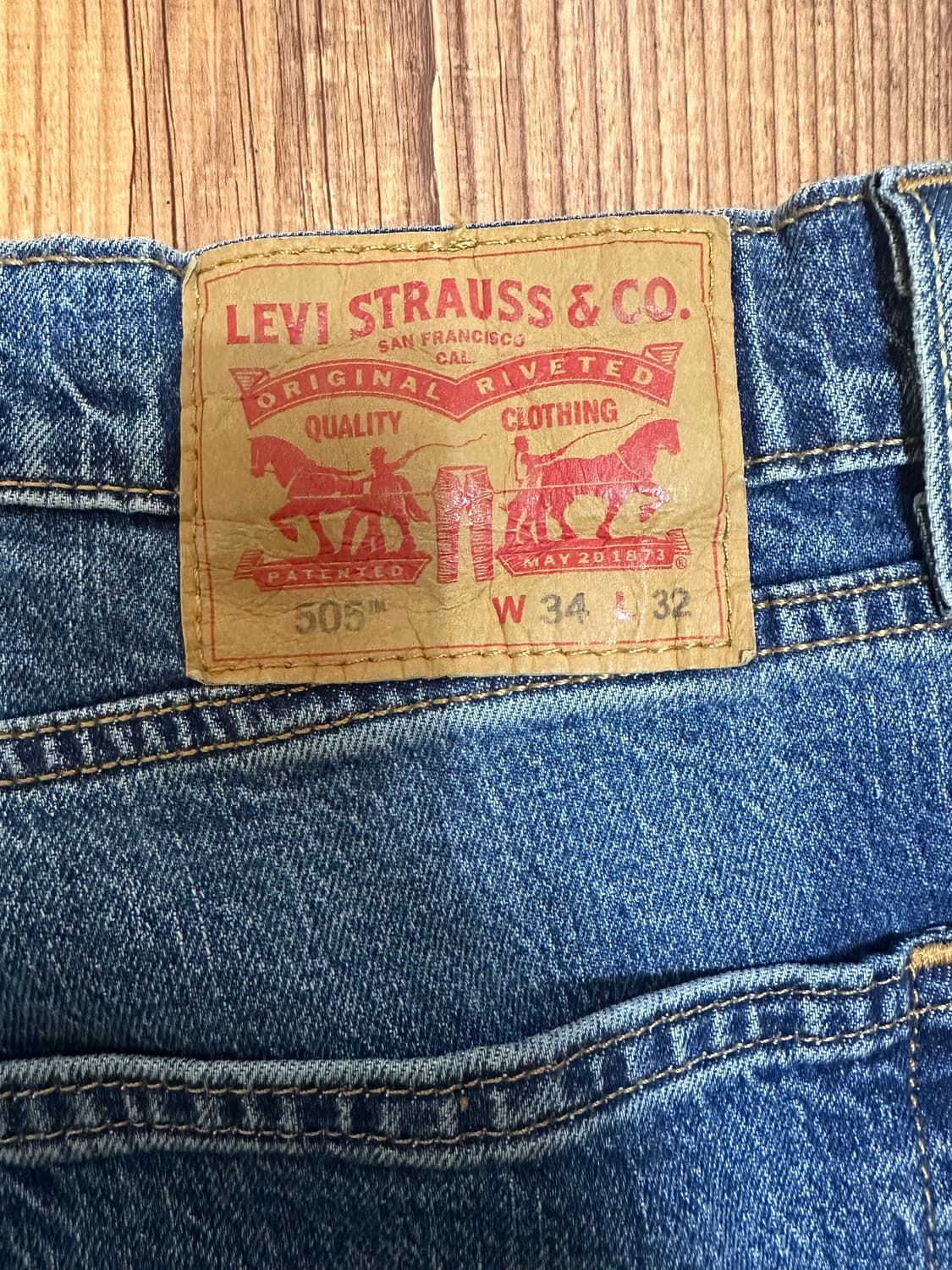 리바이스505 34/32 상품이미지3