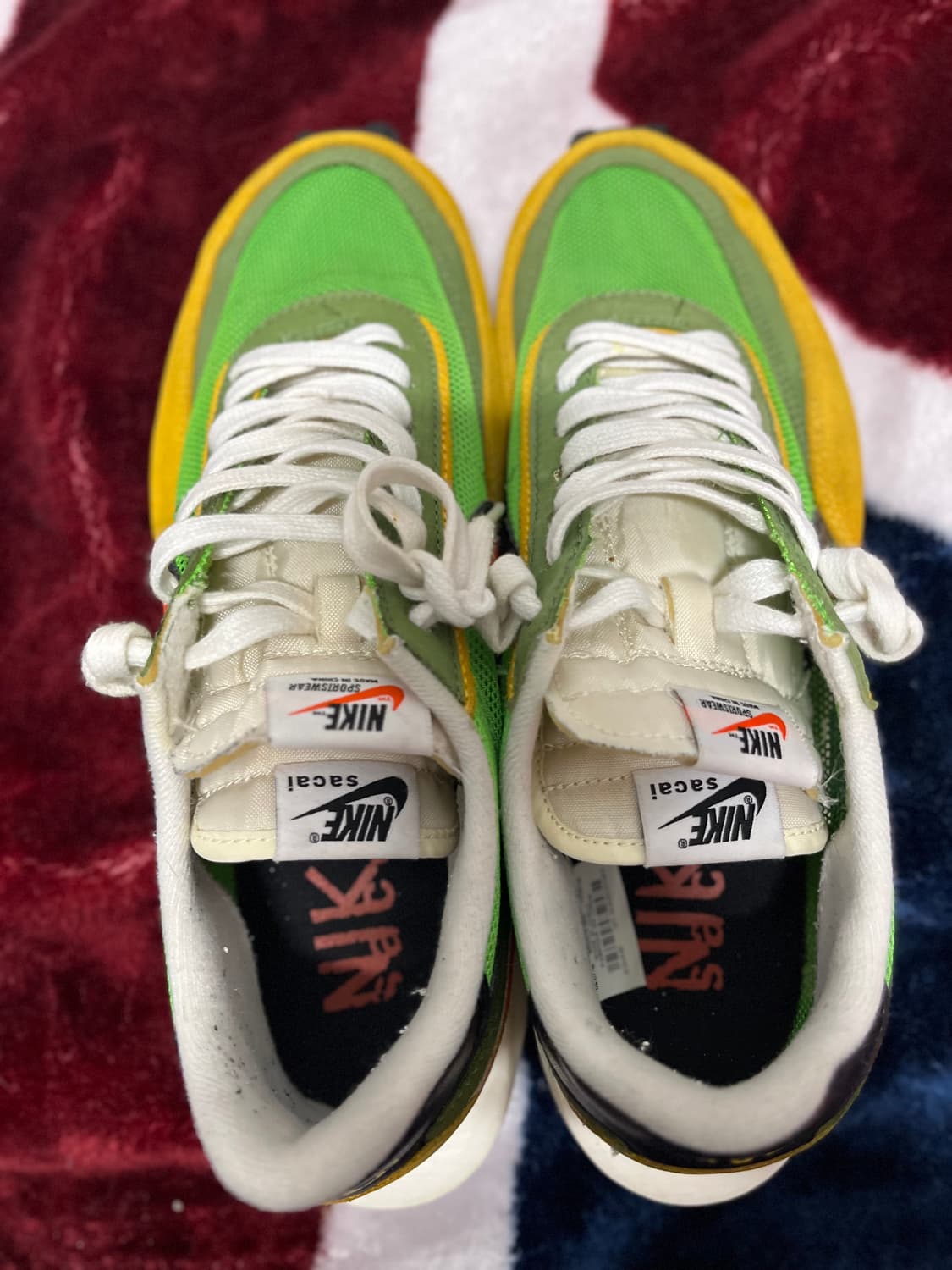 나이키 사카이 LD와플 그린/오렌지 270 상품이미지2