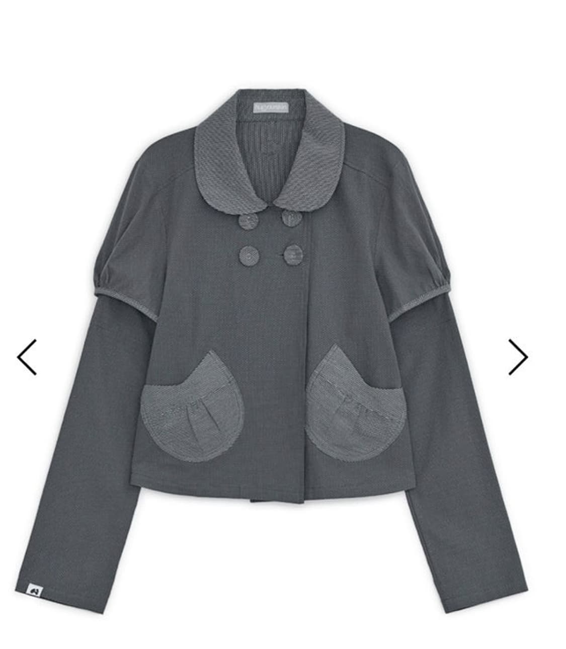 허그유어스킨 디테쳐블 라운드 자켓 상품이미지1