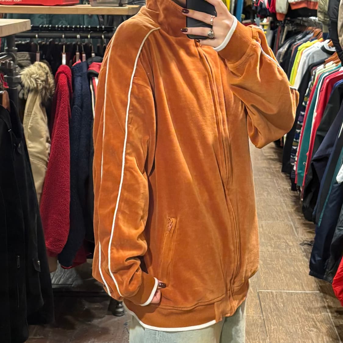 [HI] VTG 벨벳져지 오렌지 상품이미지4