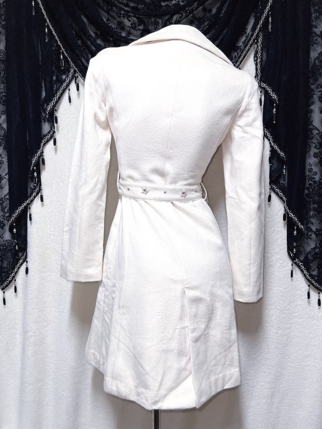 핑키걸즈 로맨틱갸루 로걀 히메 라떼 달천 리본벨트 코트 자켓 핀터 러블리 상품이미지8