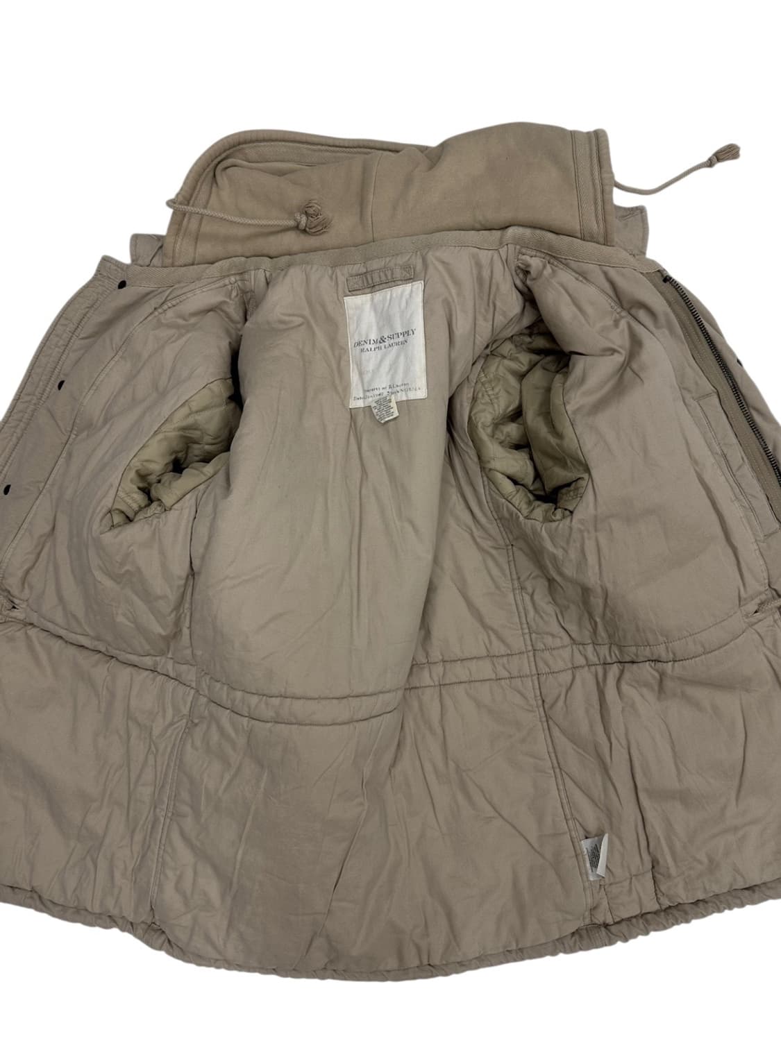 데님앤서플라이 유틸리티 밀리터리 자켓 베이지 (M~L) 상품이미지8