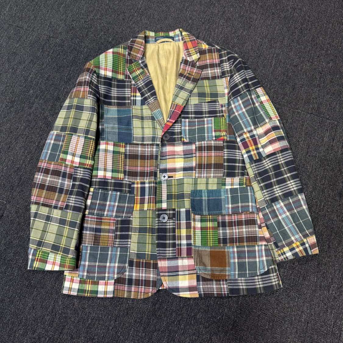 폴로 랄프로렌 마드라스 패치워크 자켓 상품이미지1