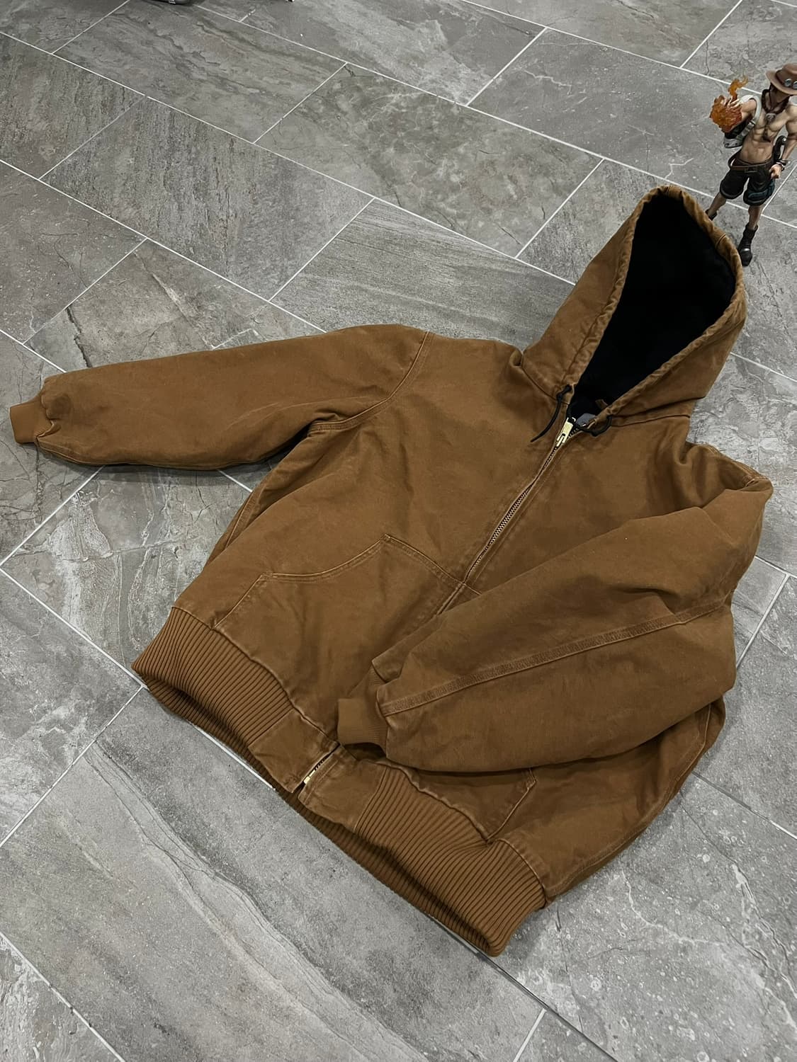 (XL)칼하트 덕 액티브 후드자켓 J130 211(BRN) 칼하트브라운 상품이미지8