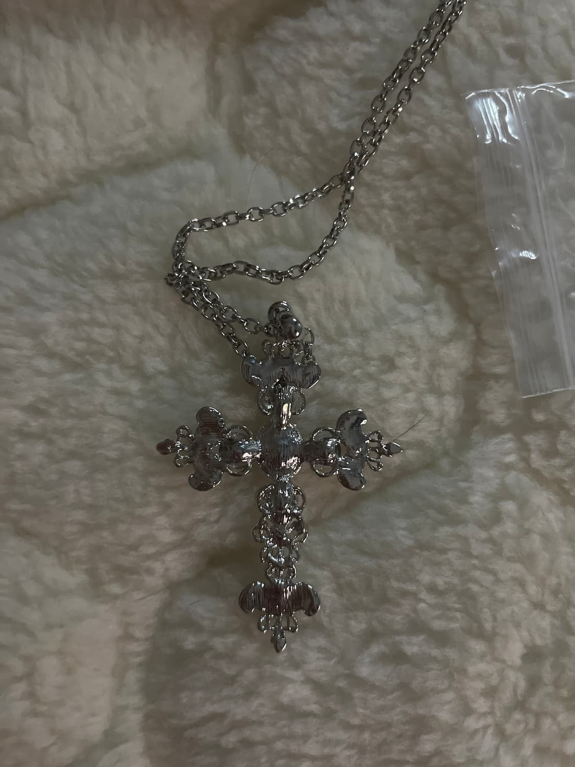 크로스 십자가 실버컬러 큐빅 상품이미지3