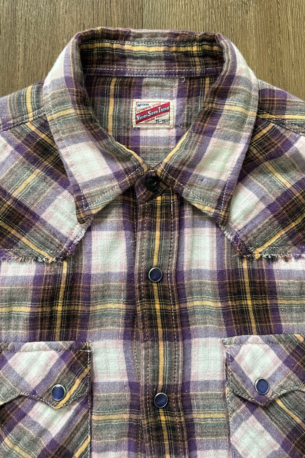 Check Western Flannel Shirt 상품이미지5