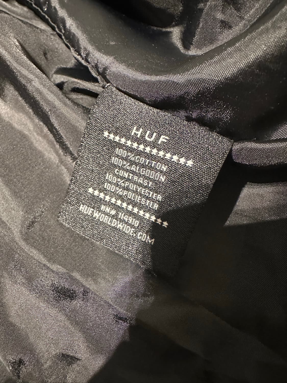 HUF 허프 킹스톤 카모패턴 블루종 자켓 m 상품이미지4