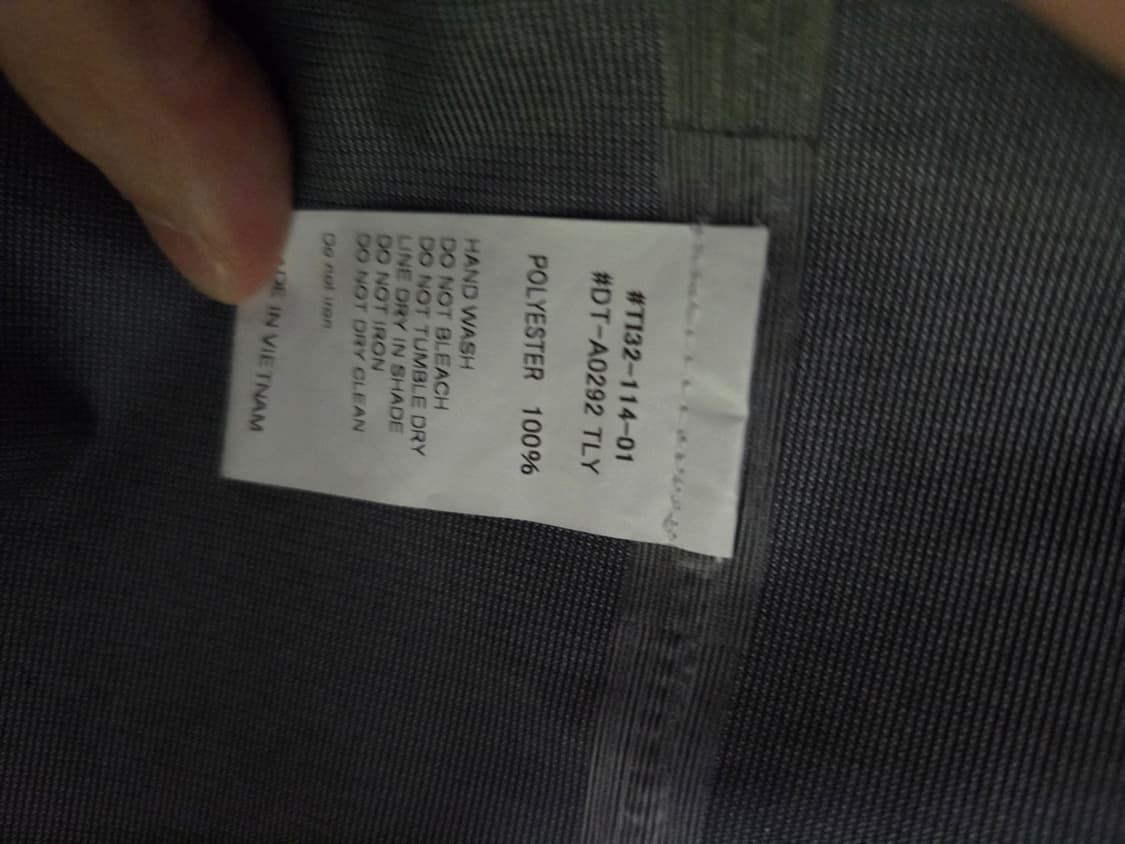 단톤 집업 자켓 블랙 XL 상품이미지4