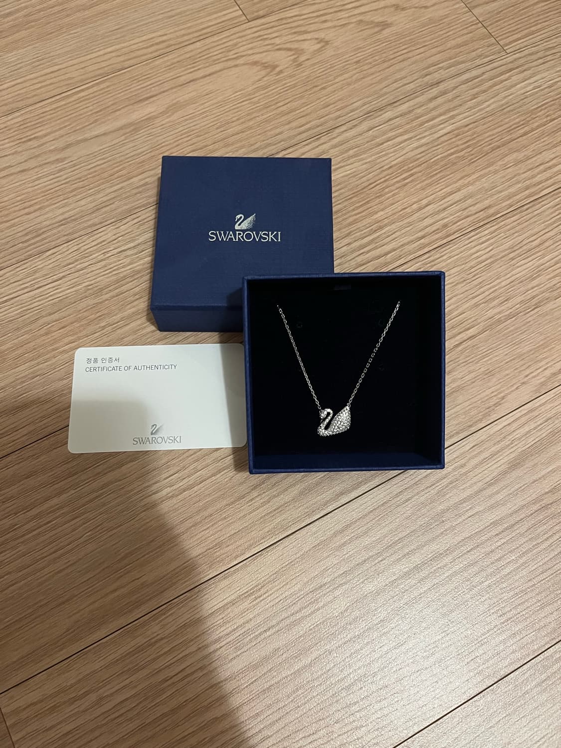 스와로브스키 백조 목걸이 상품이미지1