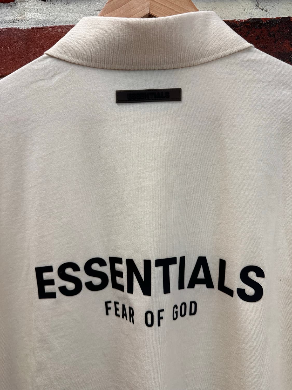 (S)피어오브갓 에센셜 21SS 숏슬리브 폴로 크림 새상품 상품이미지2