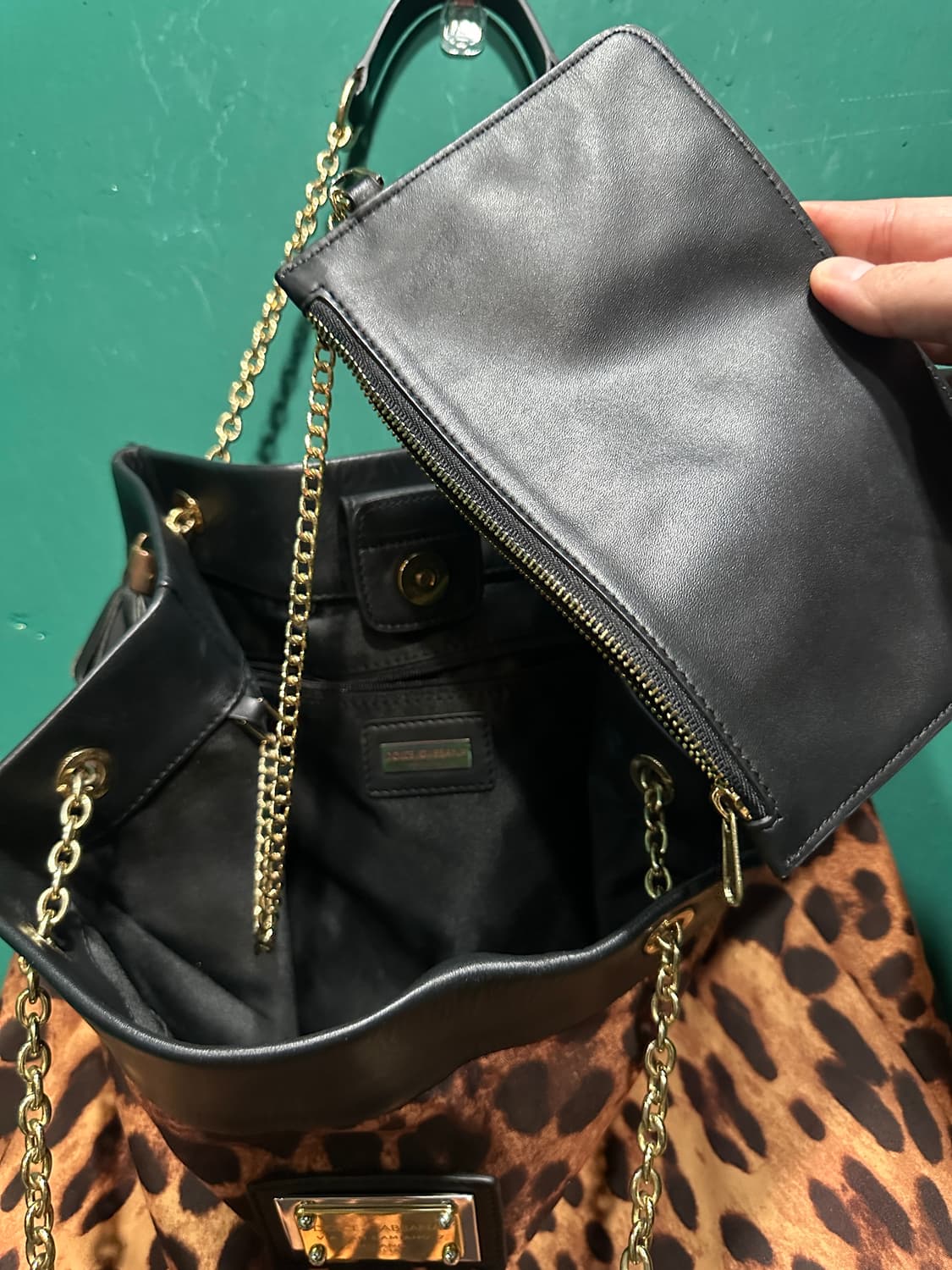 돌체앤가바나 레오파드 체인 숄더백 상품이미지6