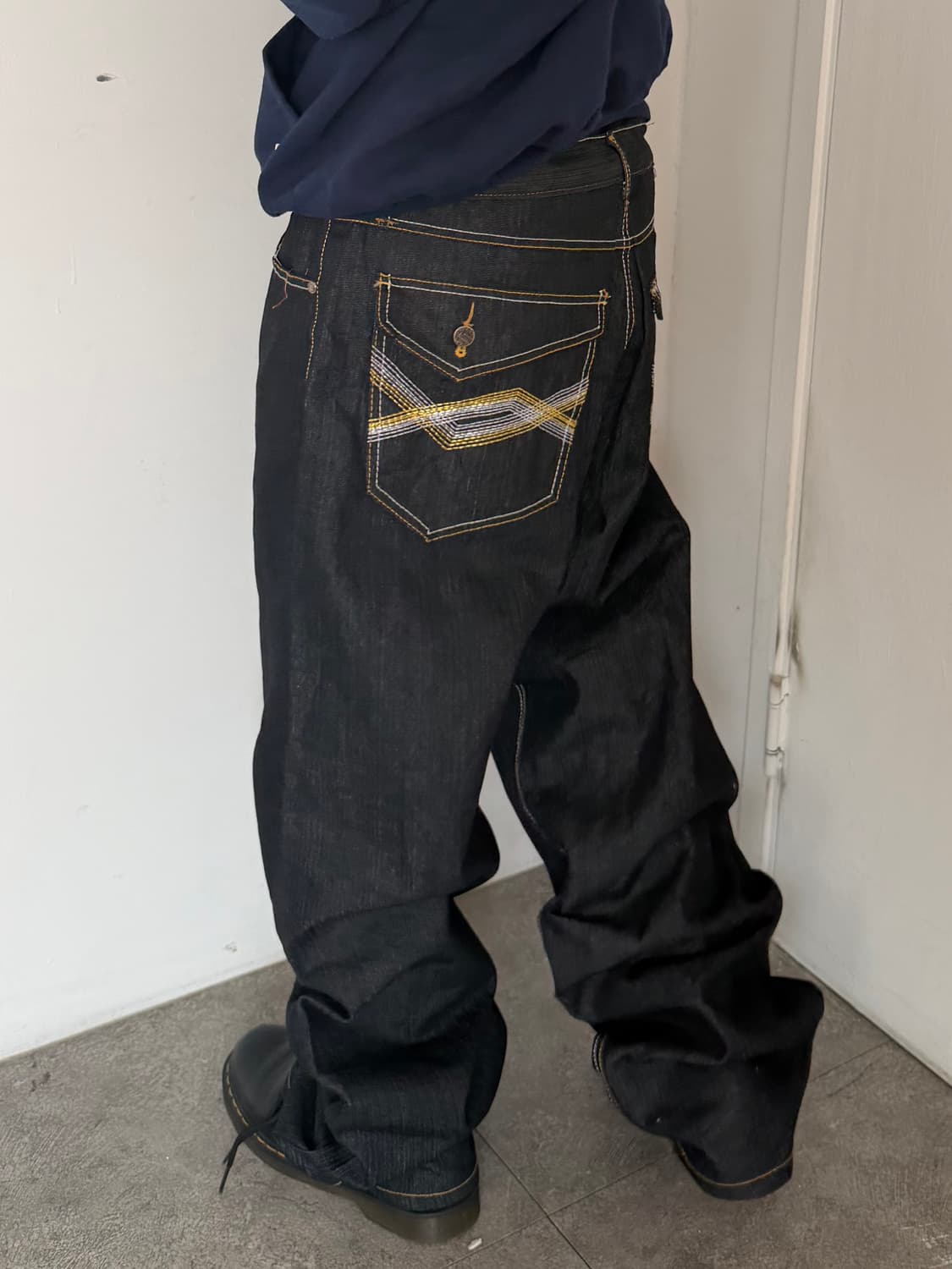 빈티지 자수 힙합팬츠 상품이미지2