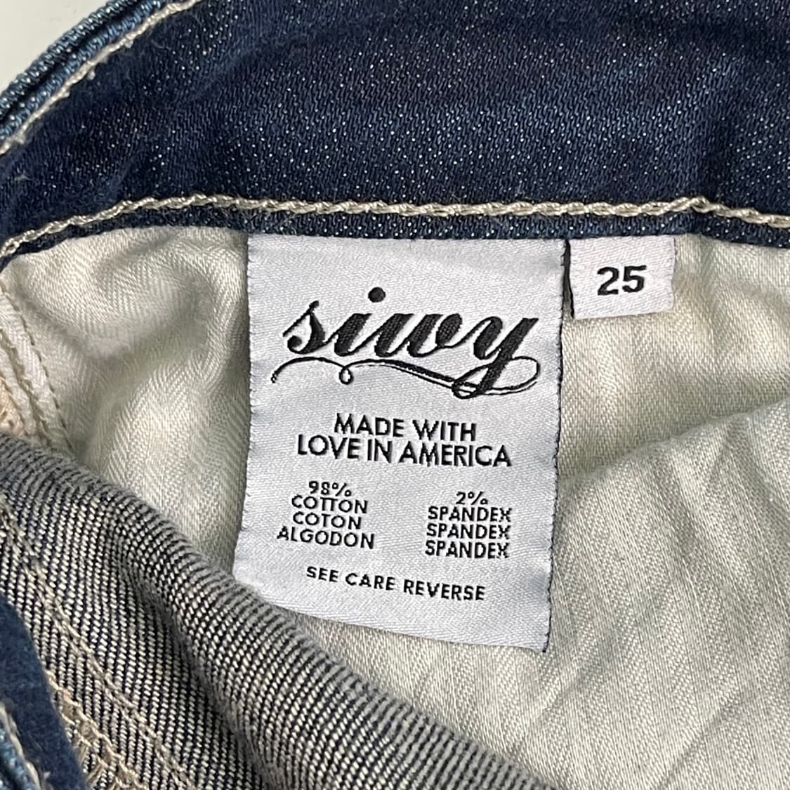 SIWY 씨위진 데님 25인치 (Made in USA) 상품이미지10