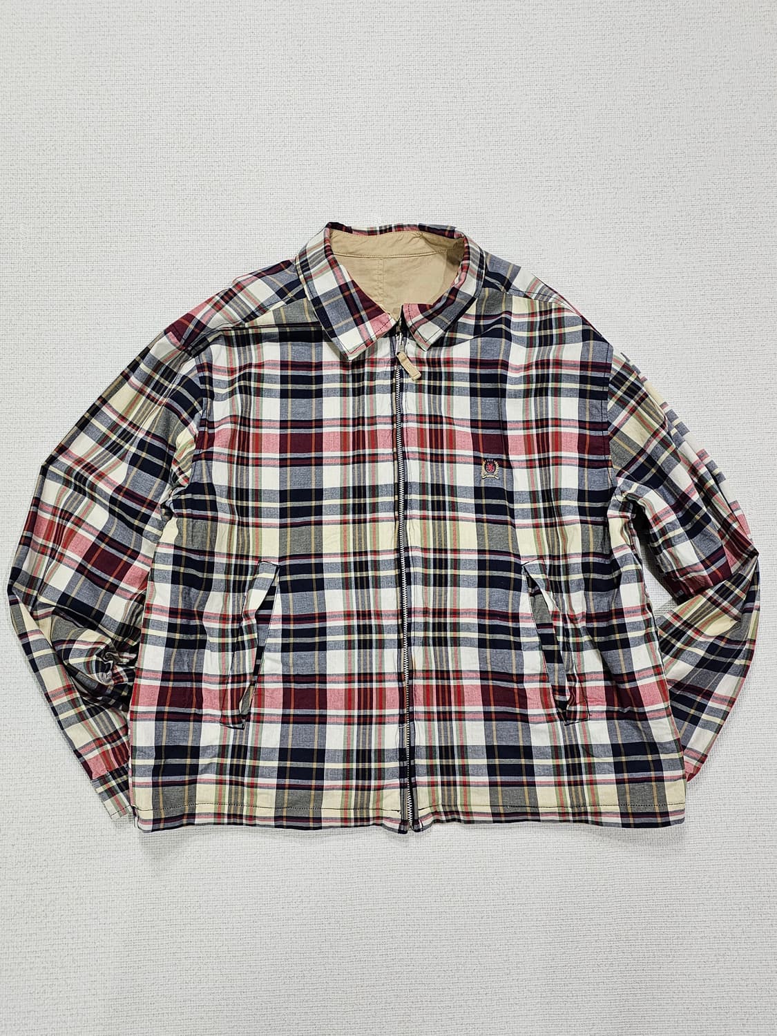 [100] 헤지스 리버시블(양면) 헤링턴 자켓 상품이미지1