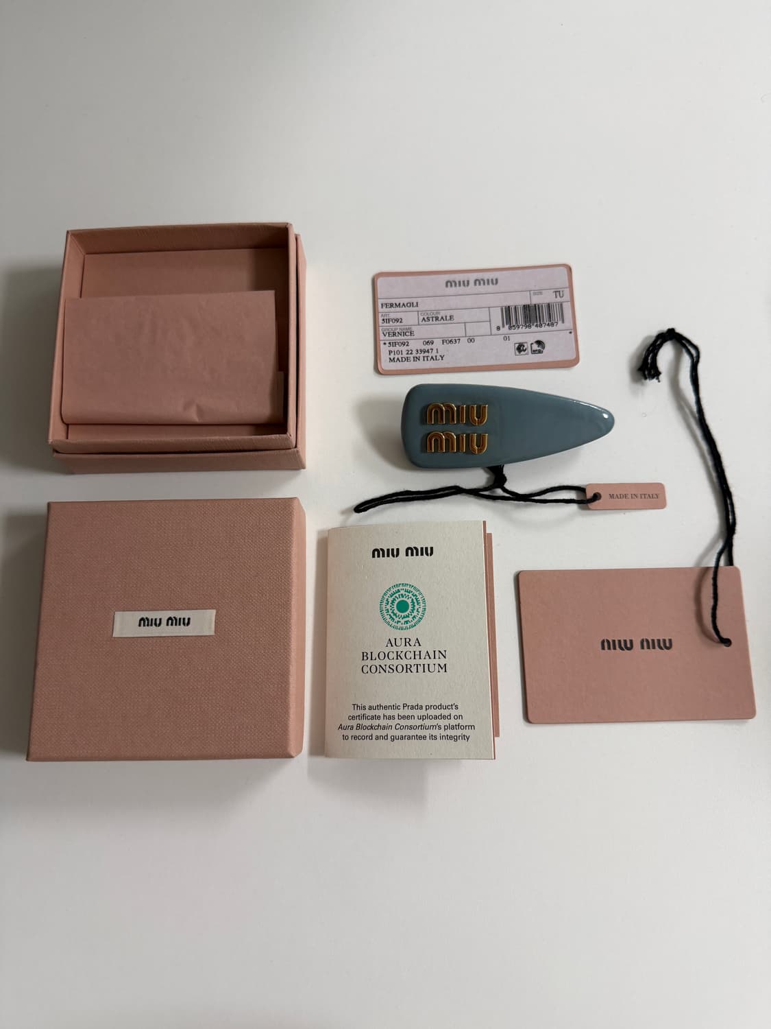 미우미우 헤어핀  상품이미지1