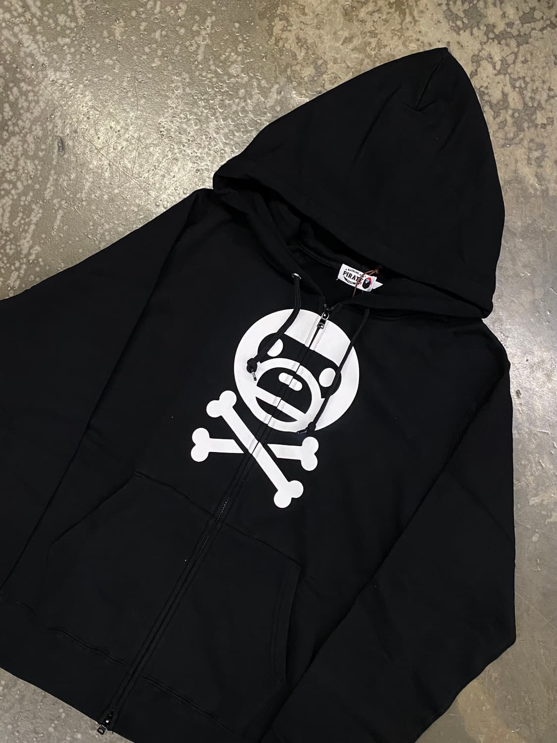 새상품 베이프 마일로본크로스 후드집업 L/XL 상품이미지2