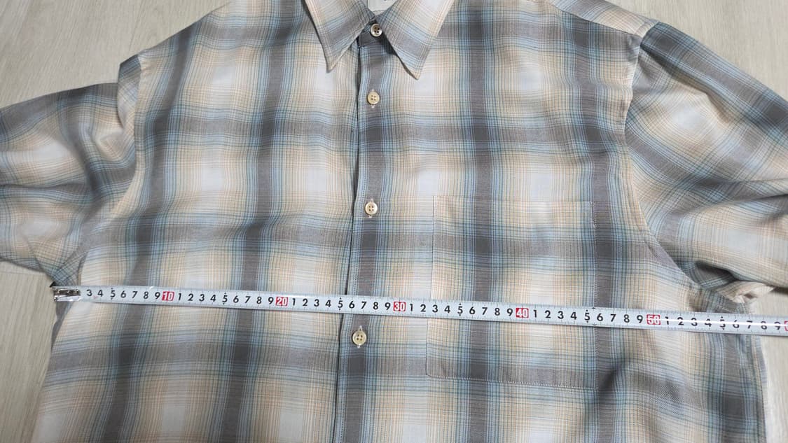 (착샷) 셔터 나보나 v2 레이온 체크 셔츠  상품이미지6