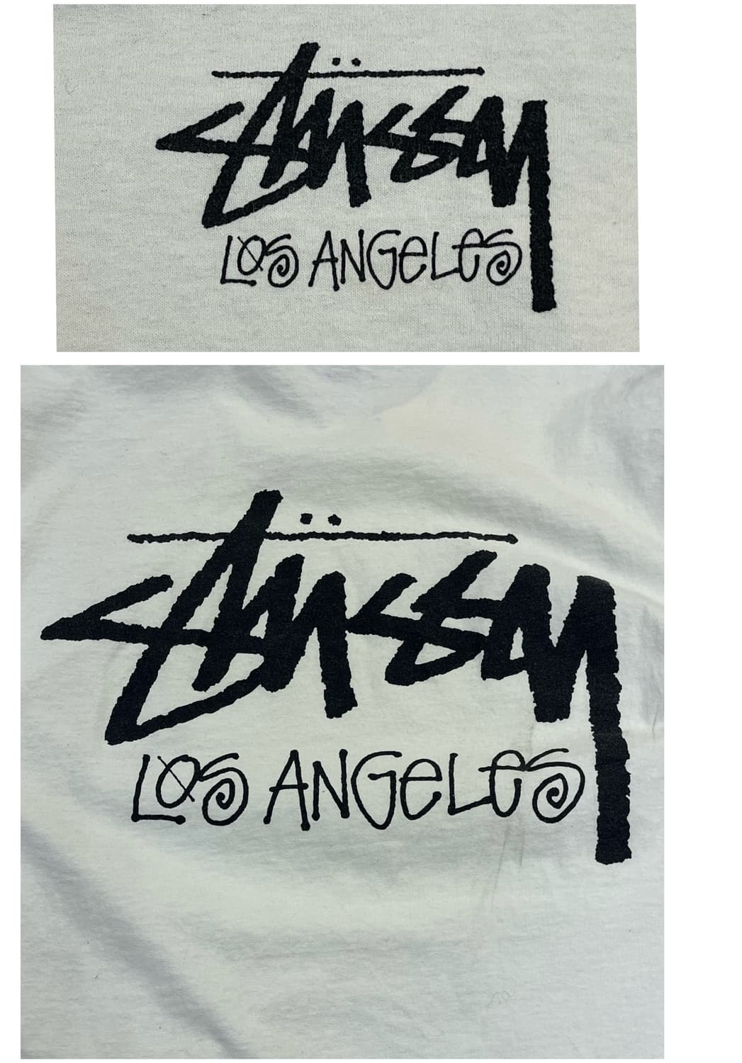 스투시 로스엔젤레스 반팔티 화이트 M #csz2997 상품이미지10