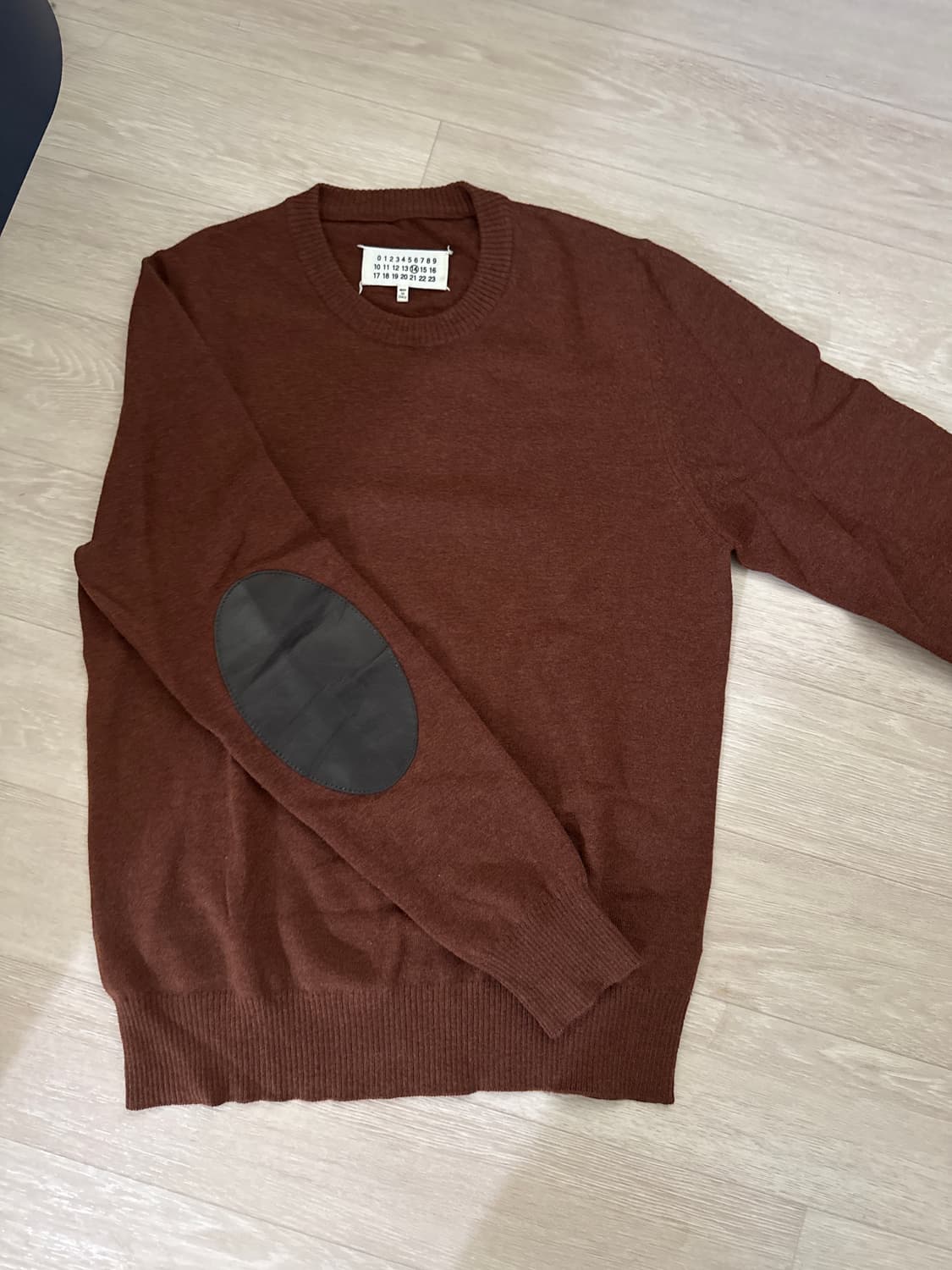 메종 마르지엘라 엘보 패치 크루넥 스웨터 (S) 상품이미지6