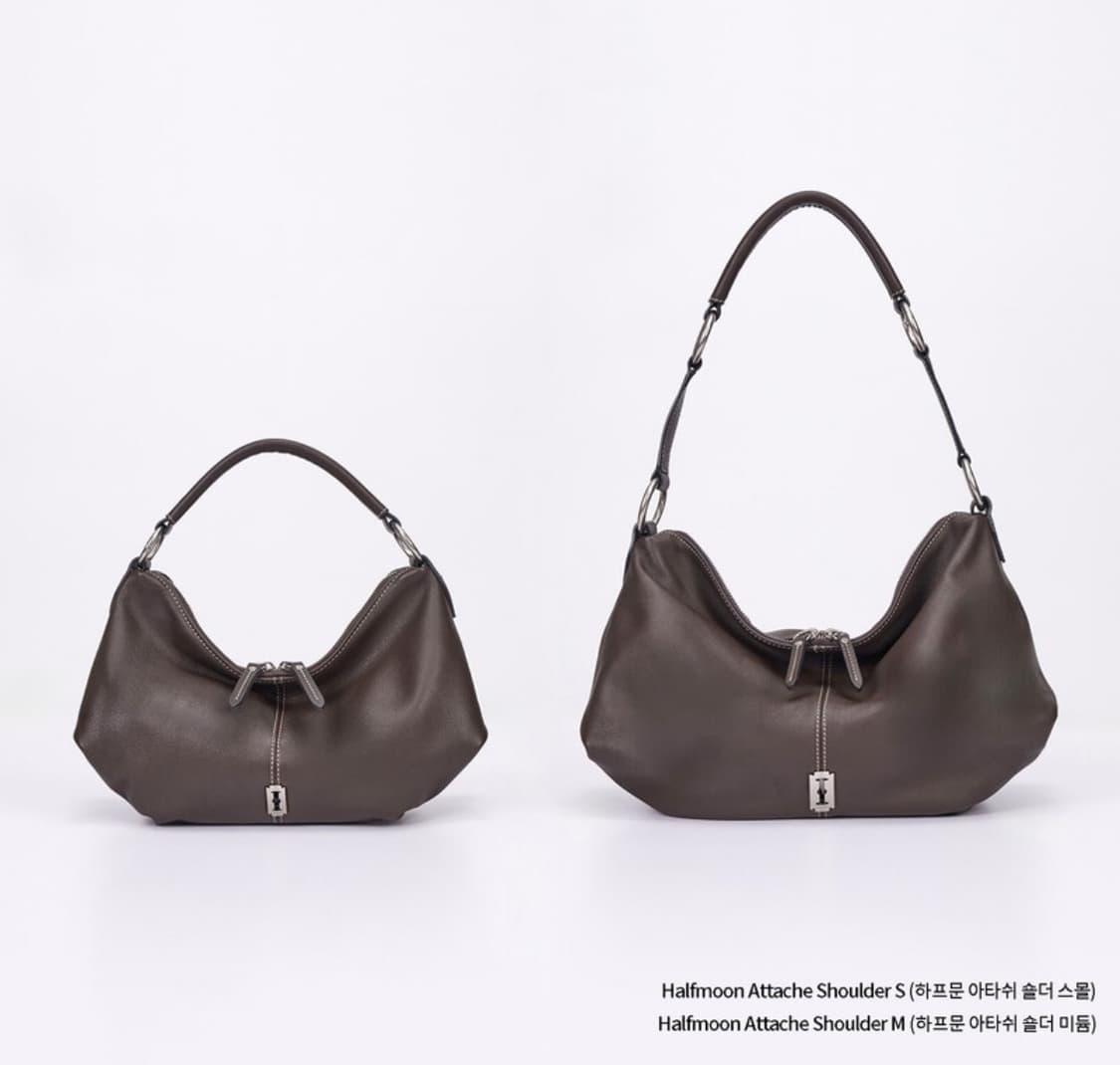 분크 [고민시 PICK] Halfmoon Attache Shoulder 상품이미지5