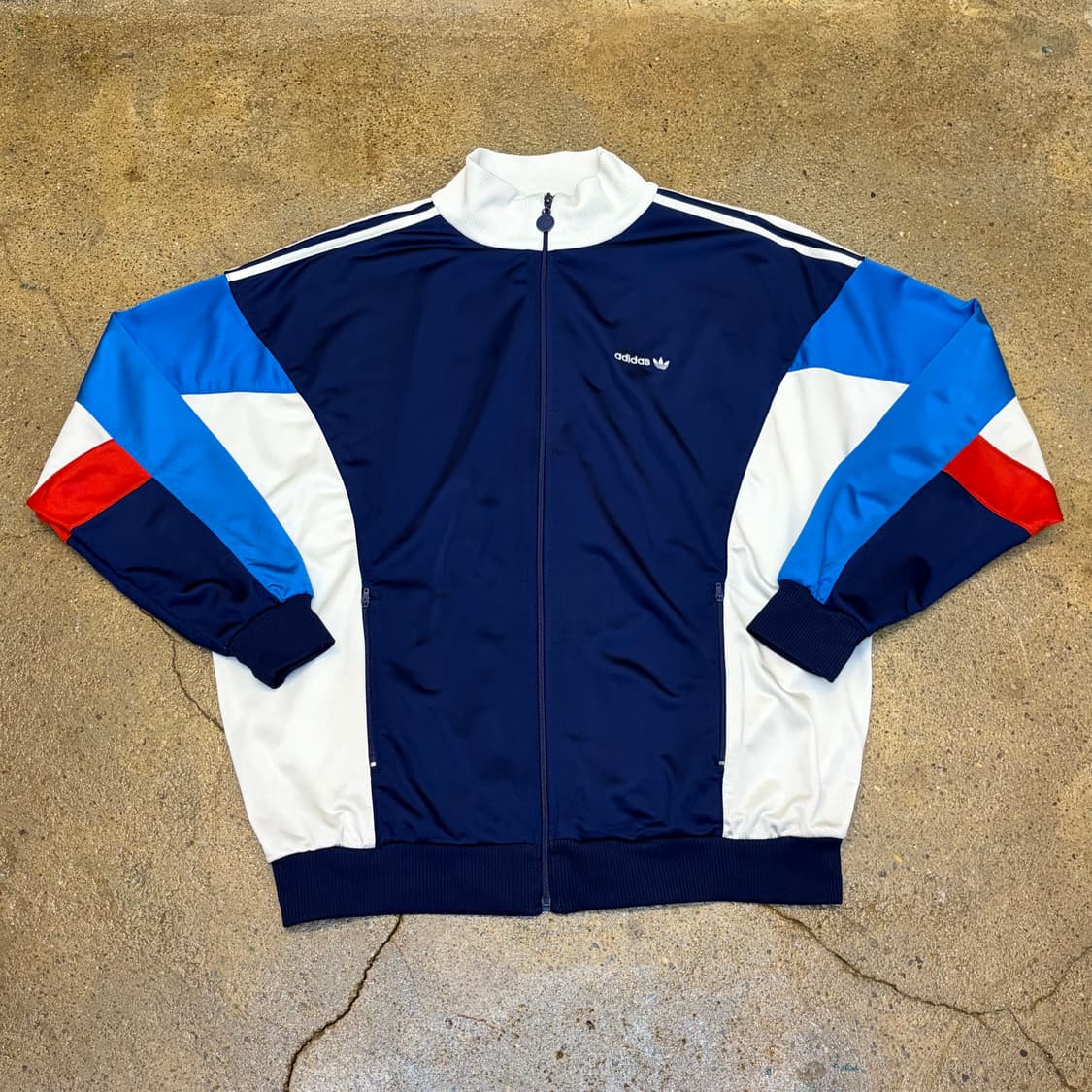 90s 미국 빈티지 아디다스 유로파 져지 져지집업 집업져지 츄리닝 트레이 상품이미지1