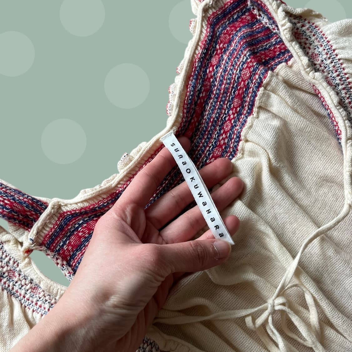 모리걸 빈티지 보헤미안 패턴 레이어드 원피스 상품이미지5