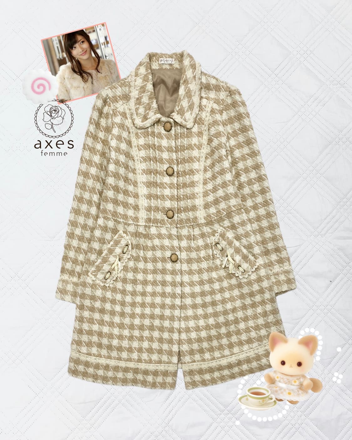 ꒰ঌ 엑시즈팜 사토미 로걀 코트 ໒꒱ 상품이미지1