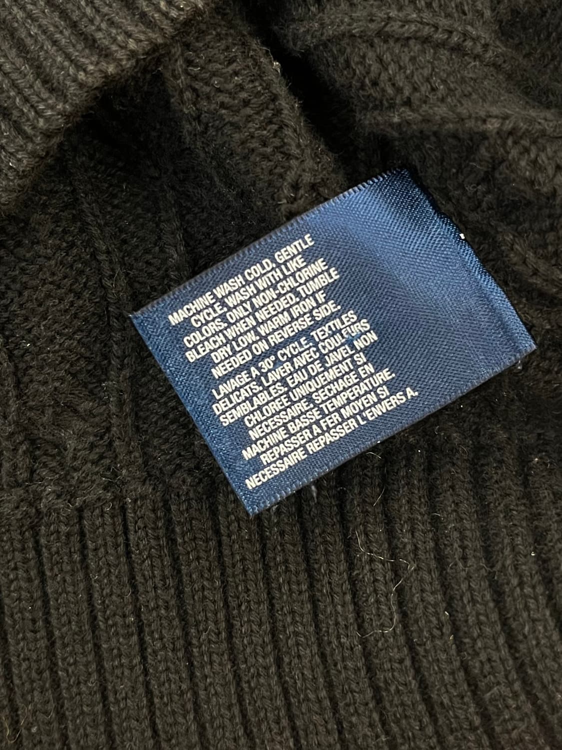 폴로 랄프로렌 니트 블랙 XL #csz1743 상품이미지5