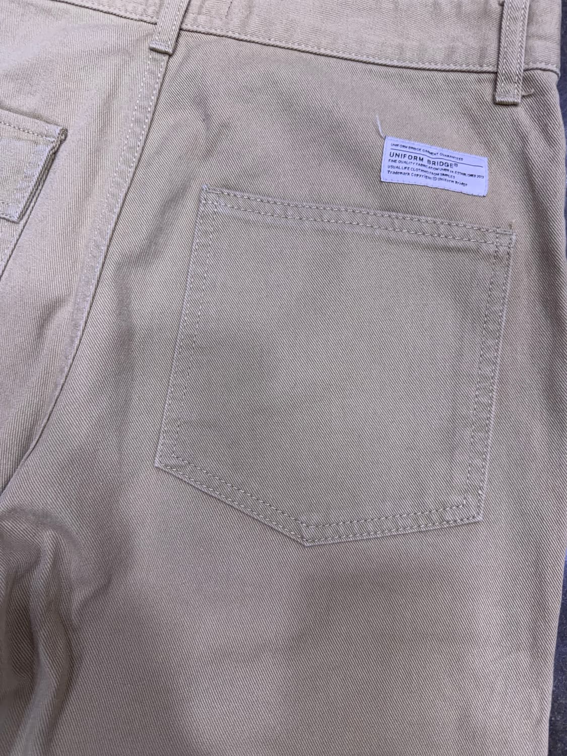 유니폼브릿지 퍼티그팬츠 베이지 L 상품이미지7