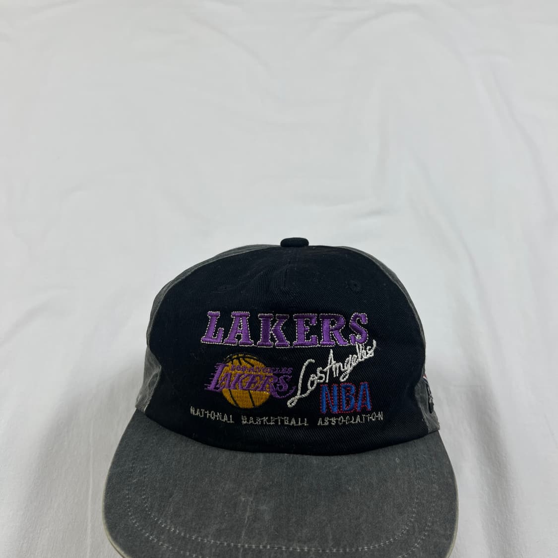 90‘s nba la lakers 레이커스 스냅 캡 모자 상품이미지3
