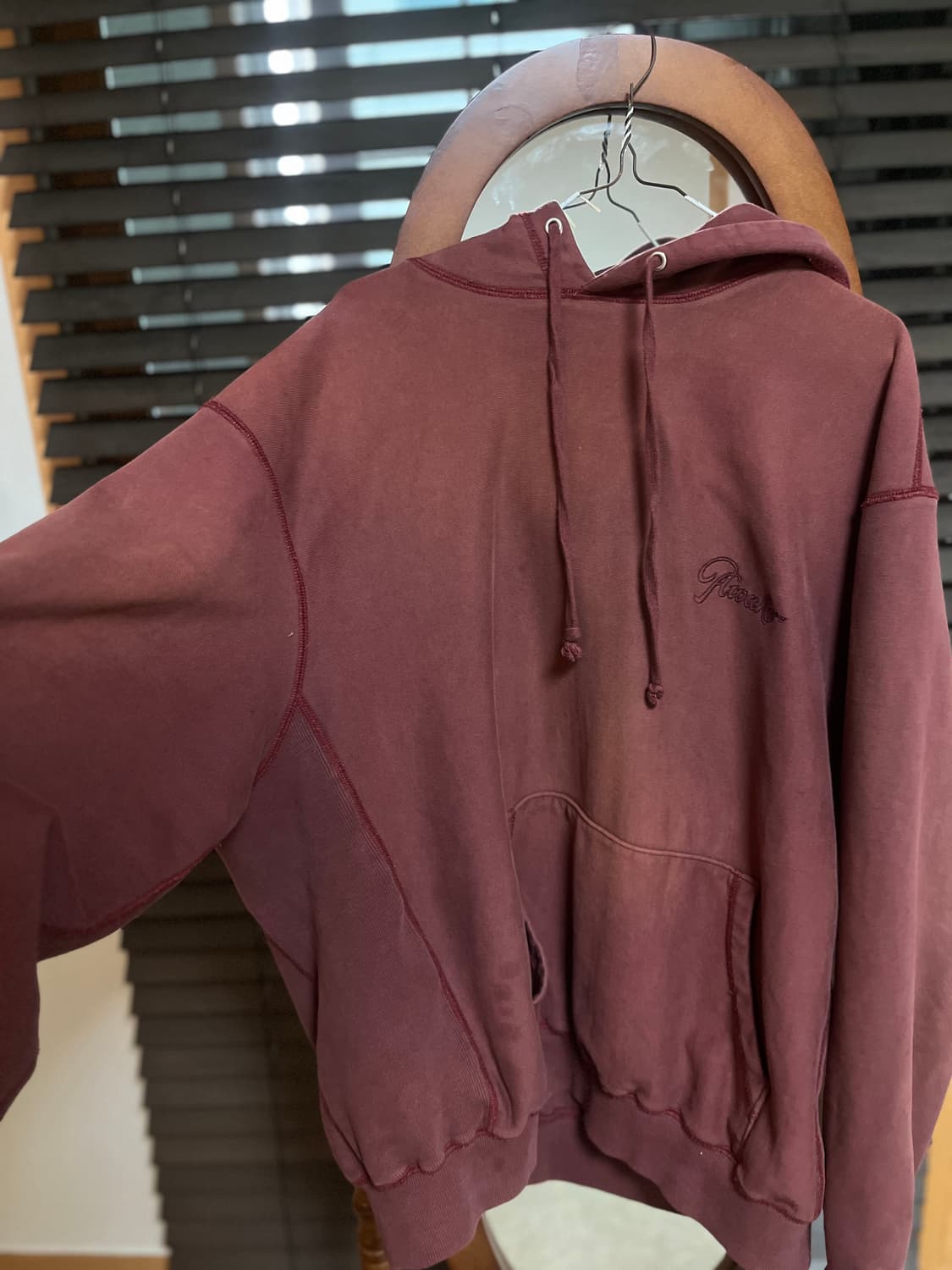 awake ny 버건디 후드티 상품이미지6