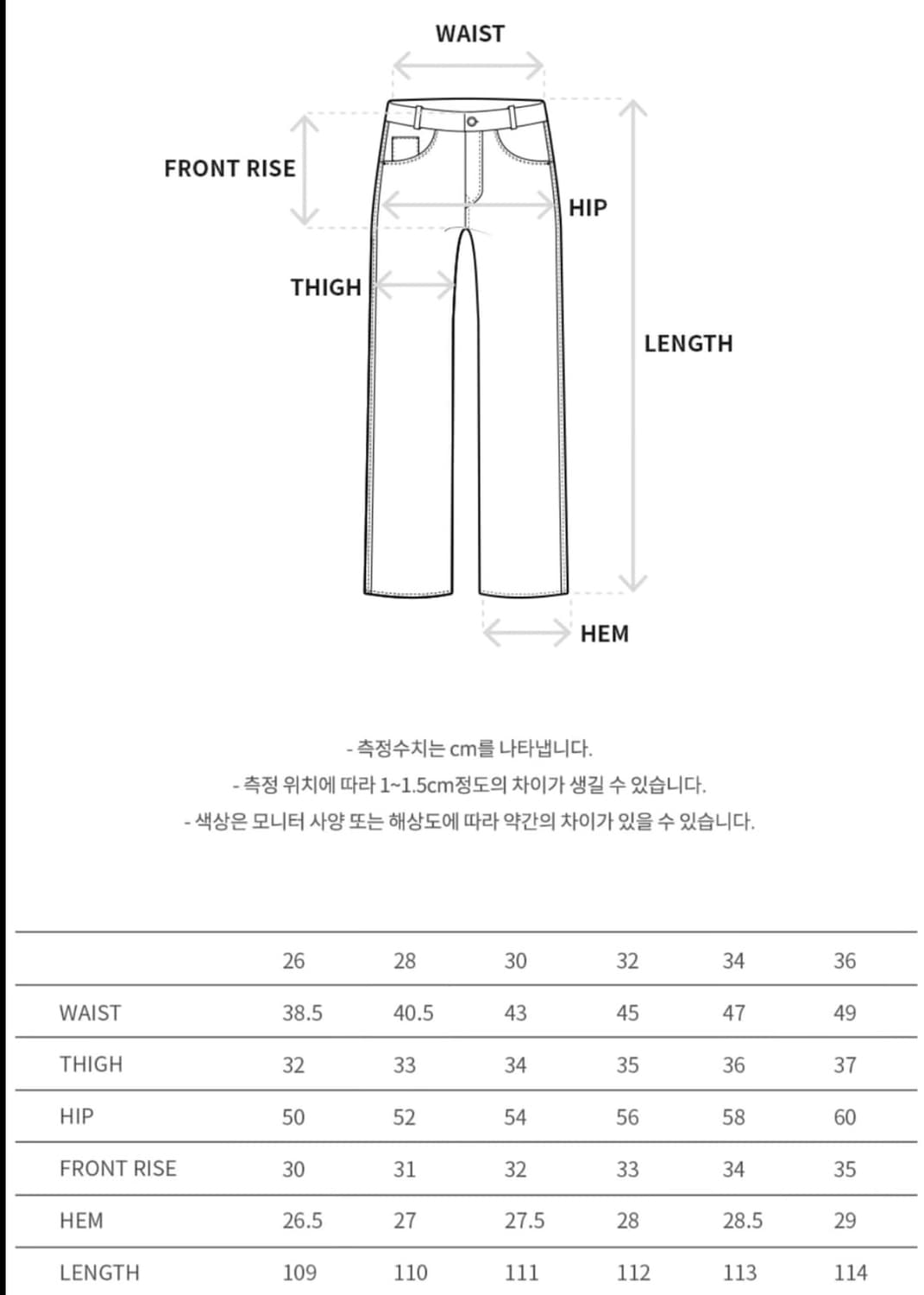 앤더슨벨 트롱프뢰유 프린티드 데님 팬츠 상품이미지5