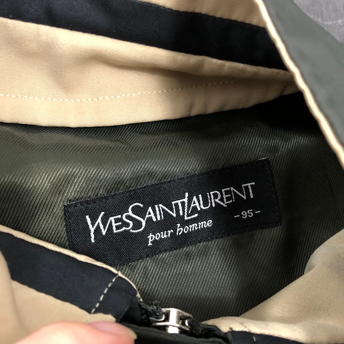 M(L) 입생로랑 폴리쉘 블루종 자켓 상품이미지6