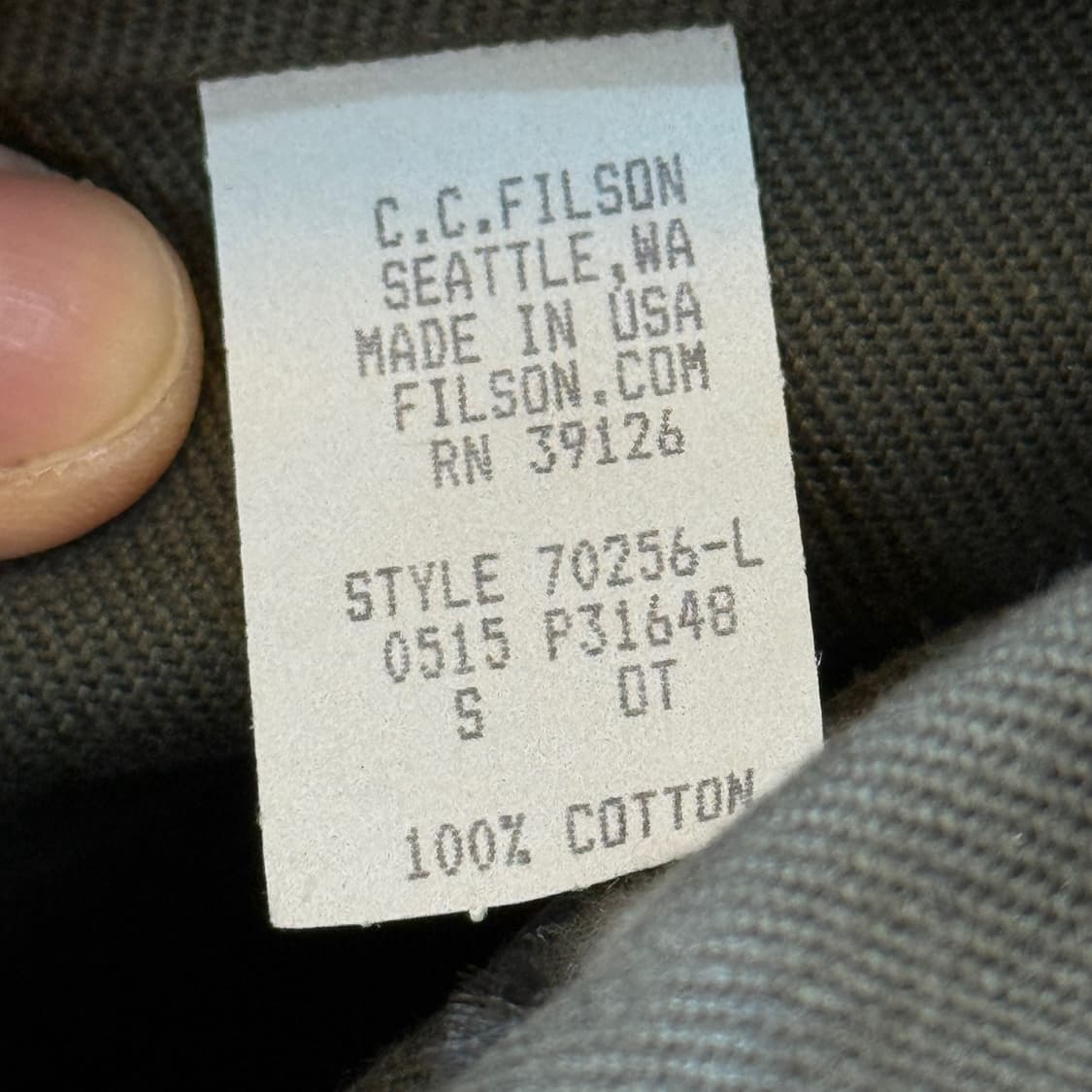 구형 필슨 256 브리프케이스 MADE IN USA 상품이미지10