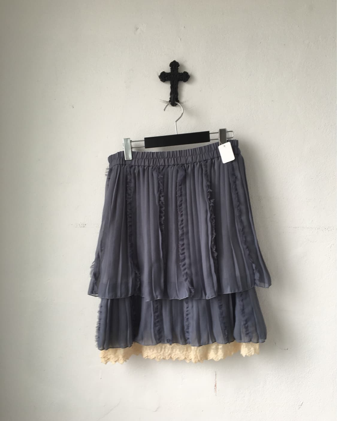 Pleats layer mini skirt 상품이미지1