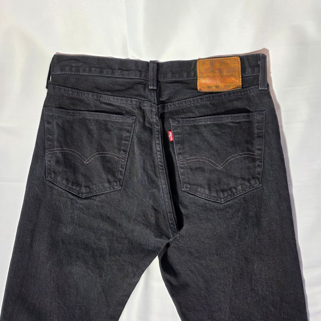 [W31L30]리바이스 프리미엄 501'93 블랙 데님 팬츠 상품이미지8